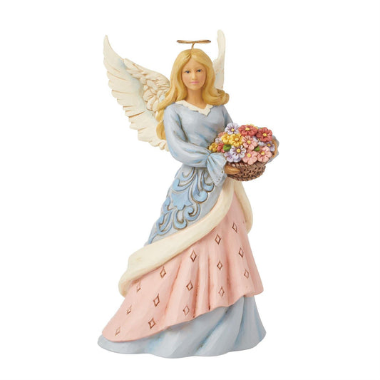 Heavenly Blooms Jim Shore Angel Figurine