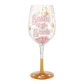 Bestie of the Bride Lolita Wine Glass