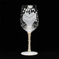 Two Hearts One Love - Bride Lolita Wine Glass