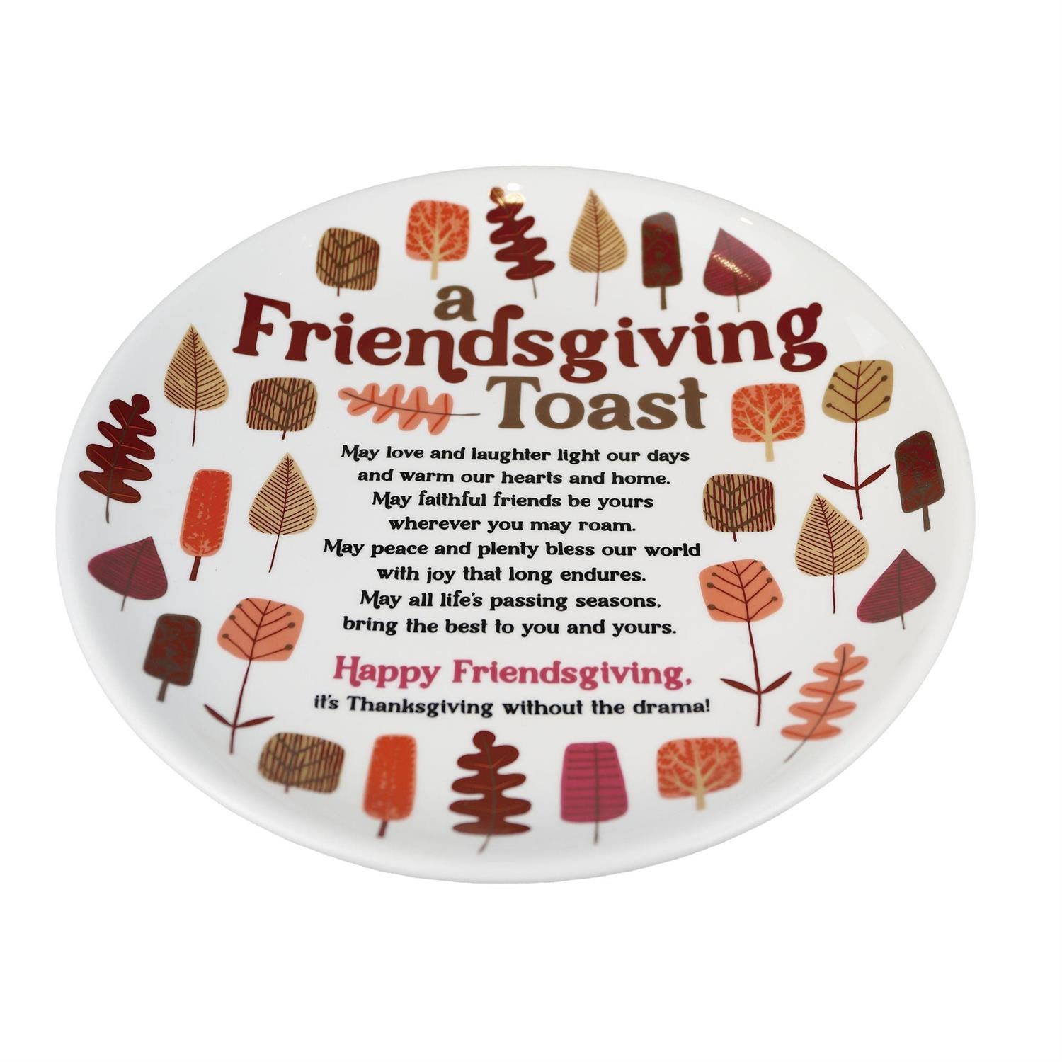 A Friendsgiving Toast Plate