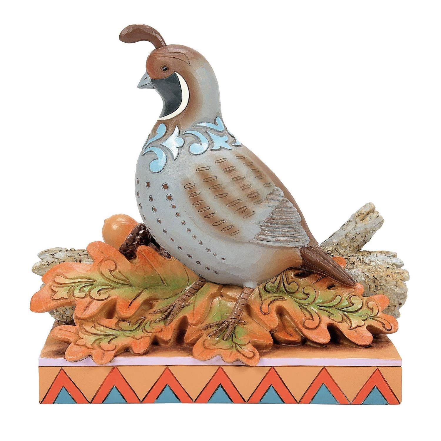 Shades of Fall Jim Shore Quail Figurine