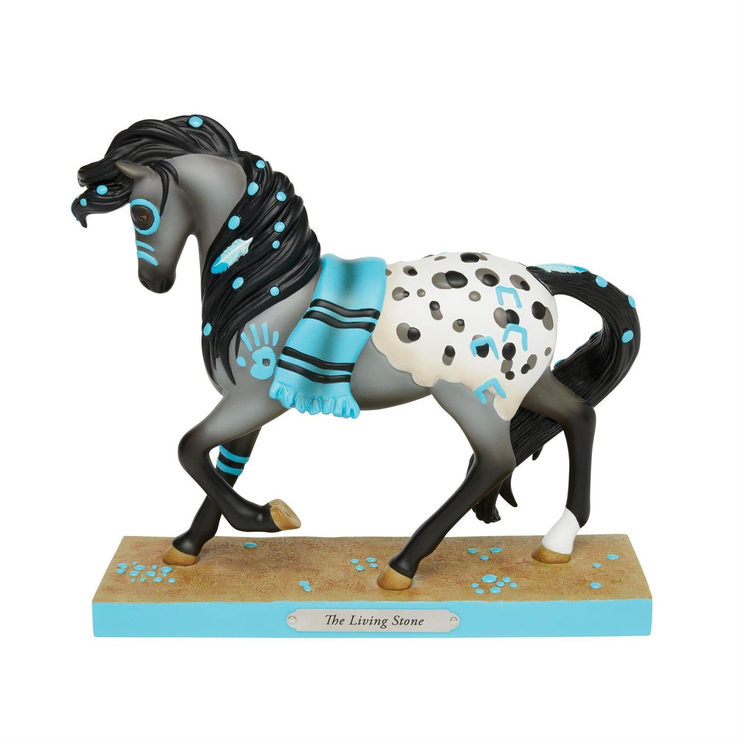 The Living Stone Painted Ponies Figurine