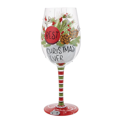 Best Christmas Ever Lolita Wine Glass