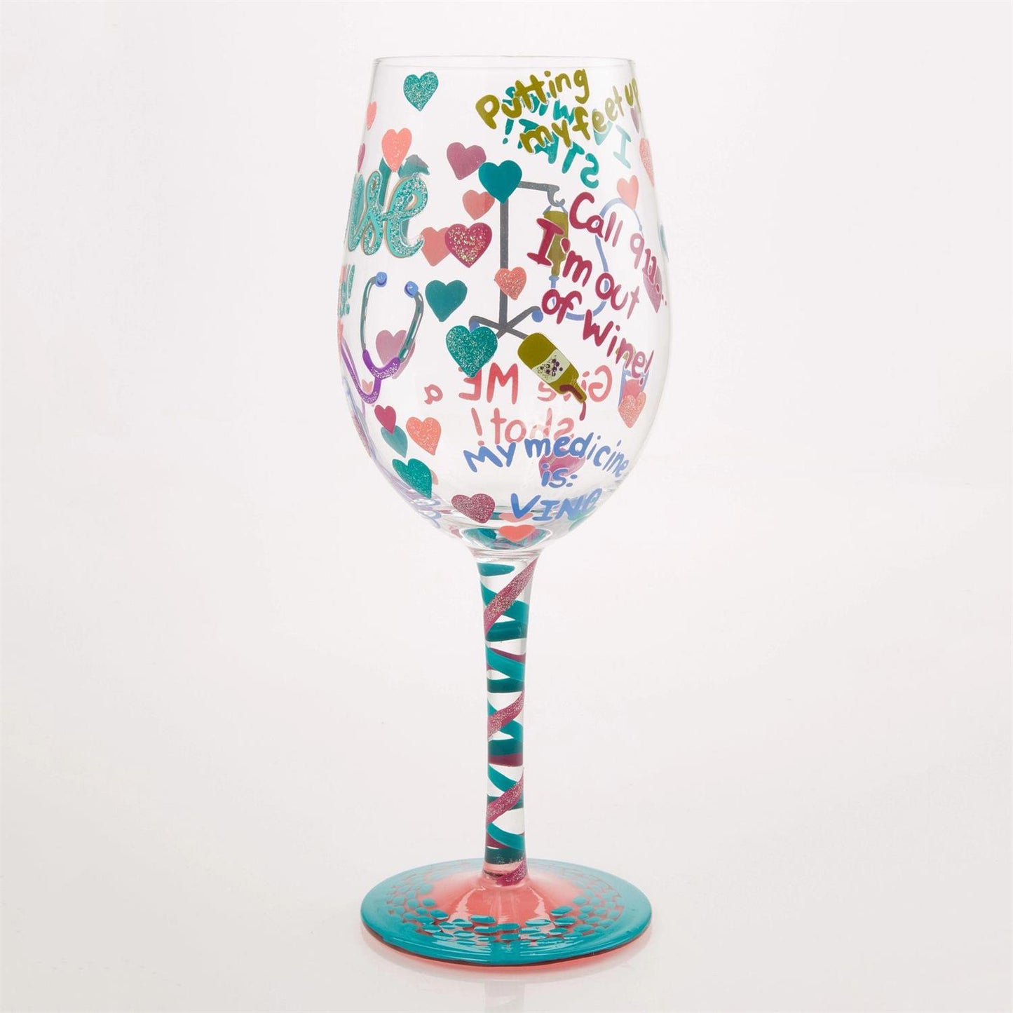 Nurse This Lolita Wine Glass