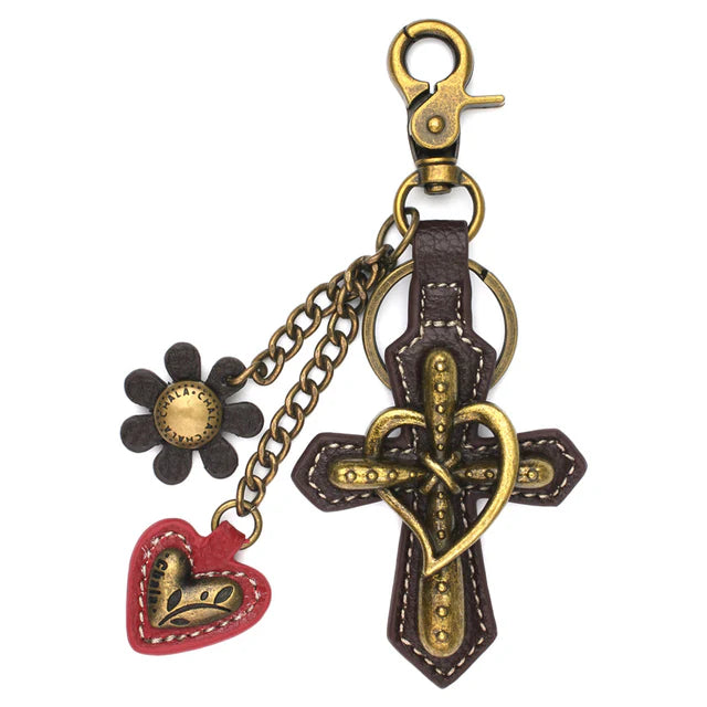 Cross Charming Metal Keychain