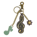 Clef Charming Metal Keychain