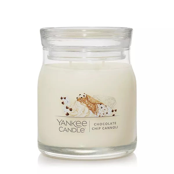 Yankee Candle Chocolate Chip Cannoli Candle Jar
