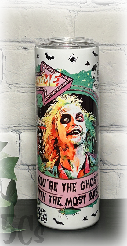 Beetlejuice 20oz Skinny Tumbler
