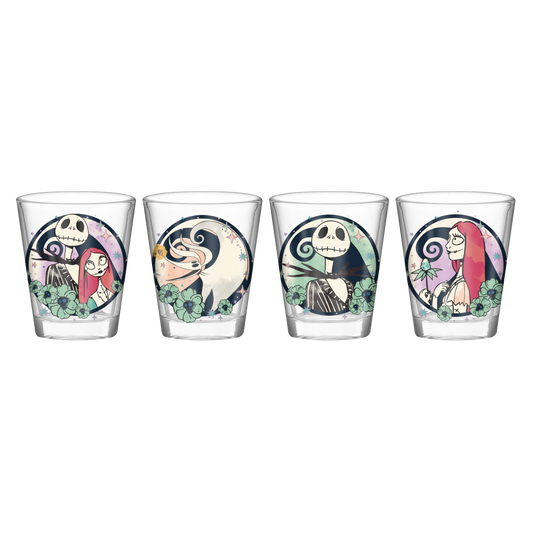 Nightmare Before Christmas 4pc Mini Glass Set