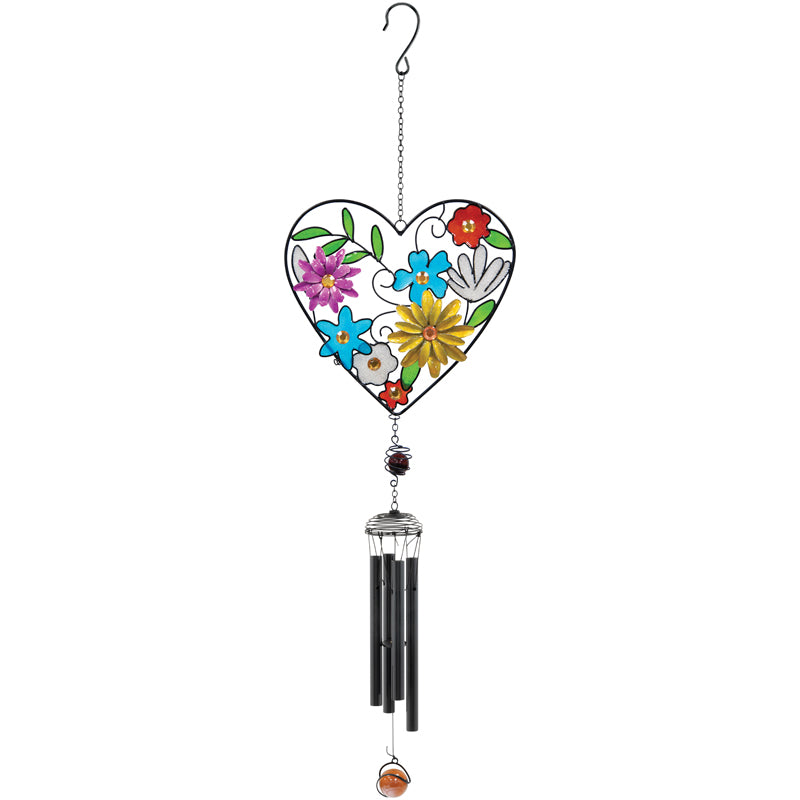 Flower Heart Windchime