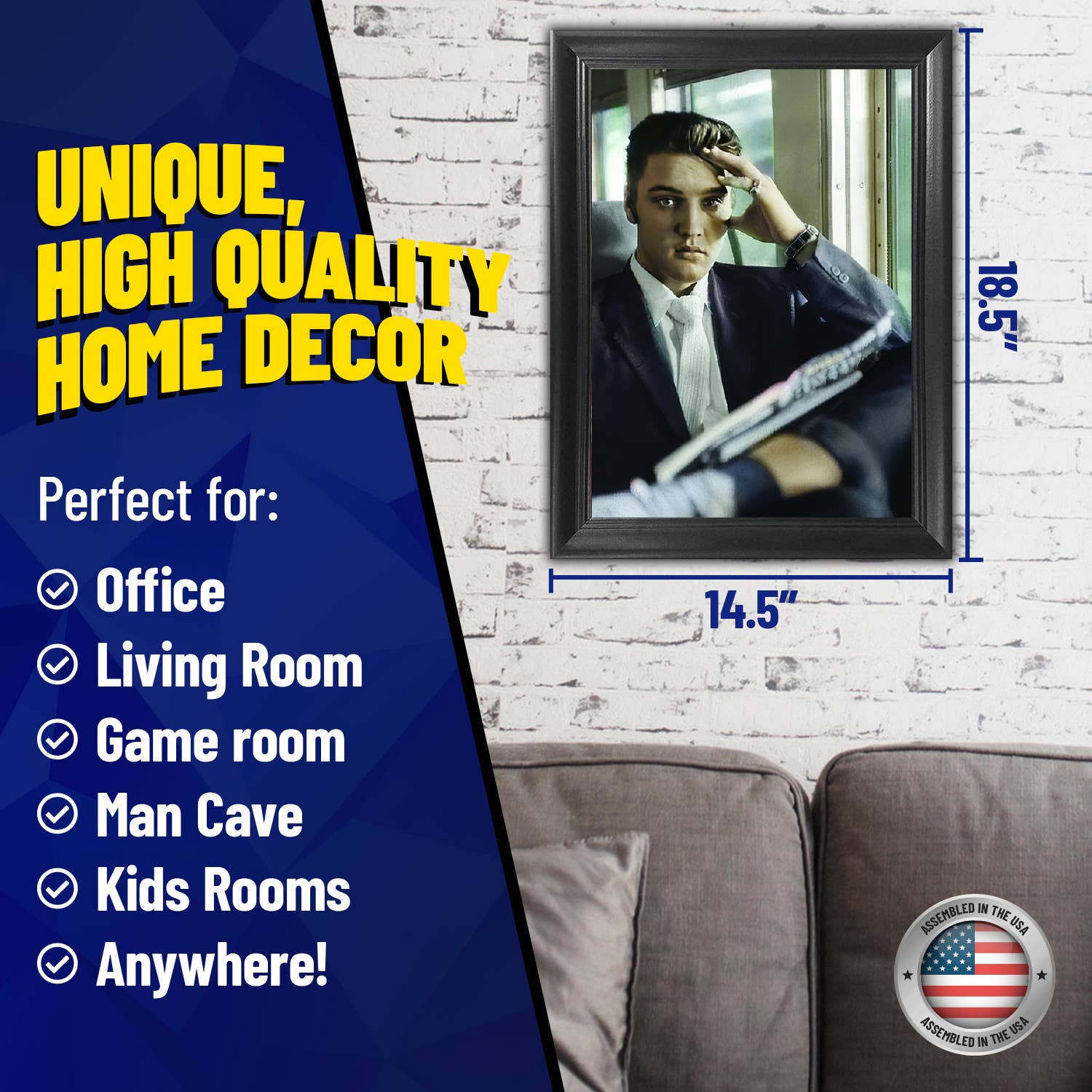 Elvis Presley 3D Lenticular Wall Art