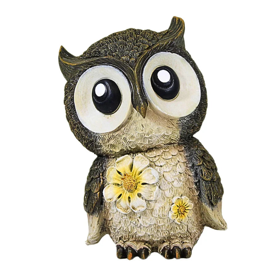 Painted Mini Owl Figurine