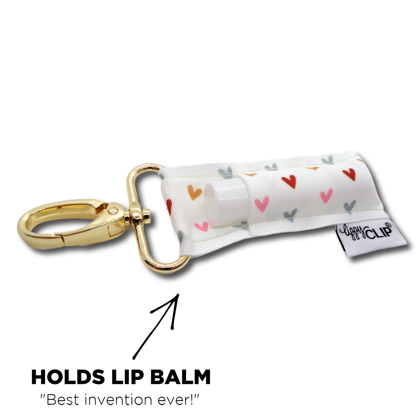 Muted Hearts LippyClip® Lip Balm Holder for Chapstick