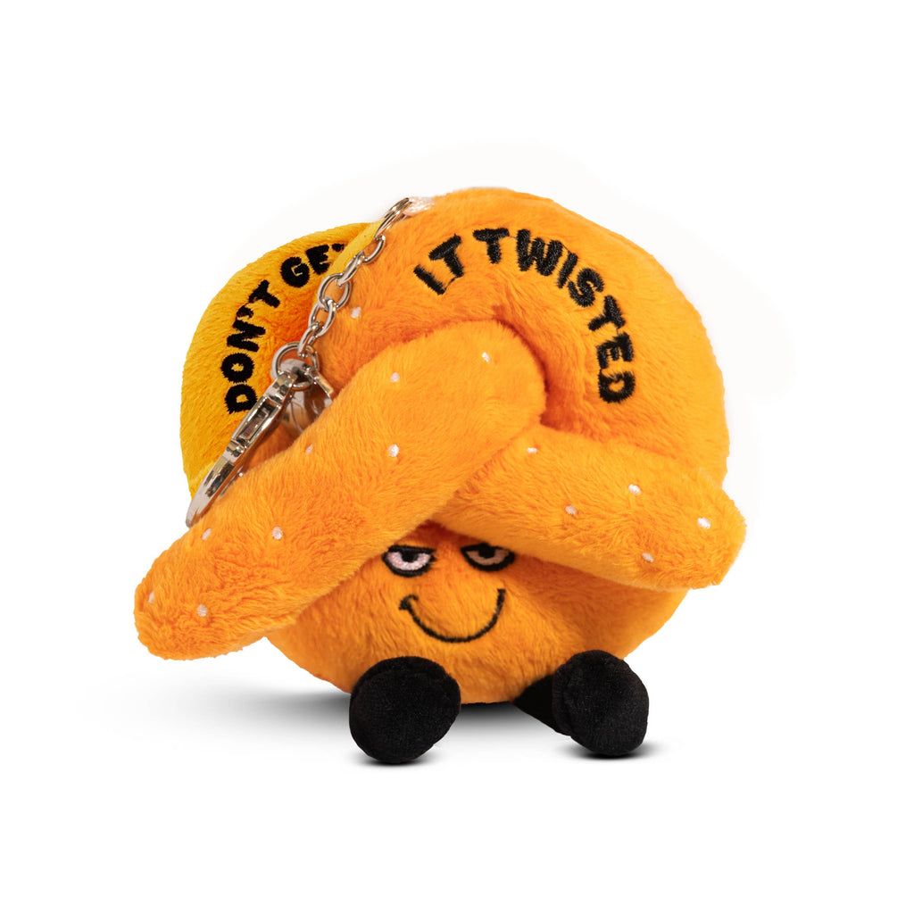 Don't Get It Twisted Funny Plush Bag Charm
