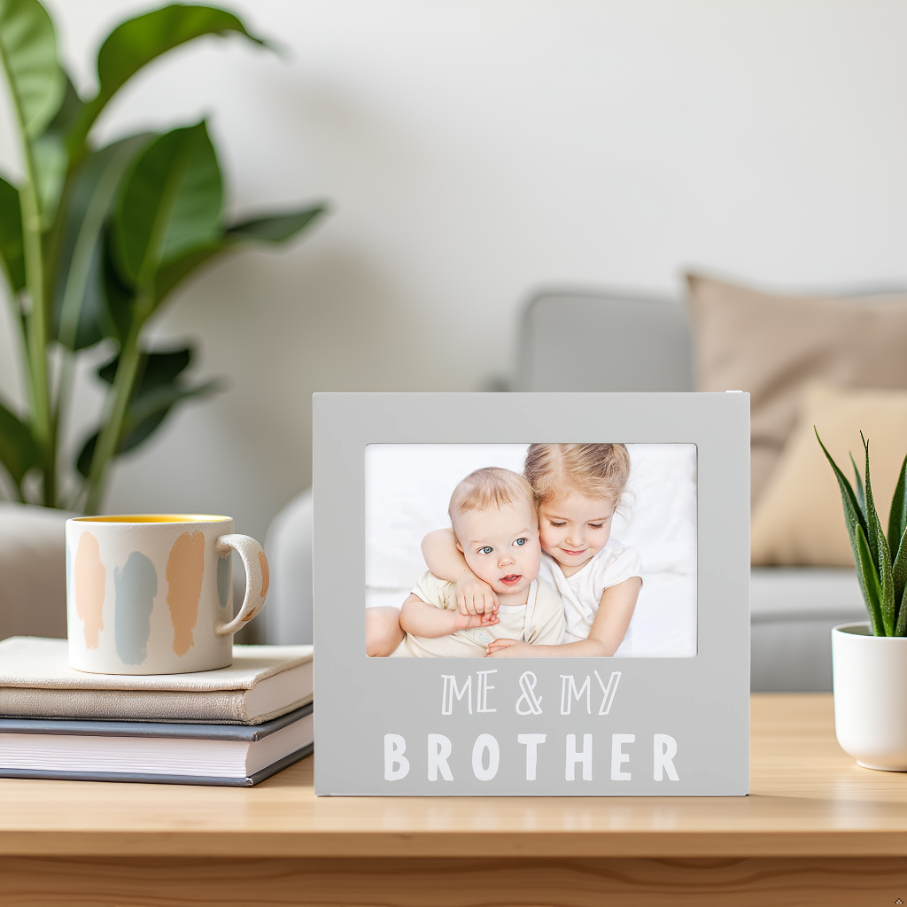 Me and My Brother Sentiment Picture Frame