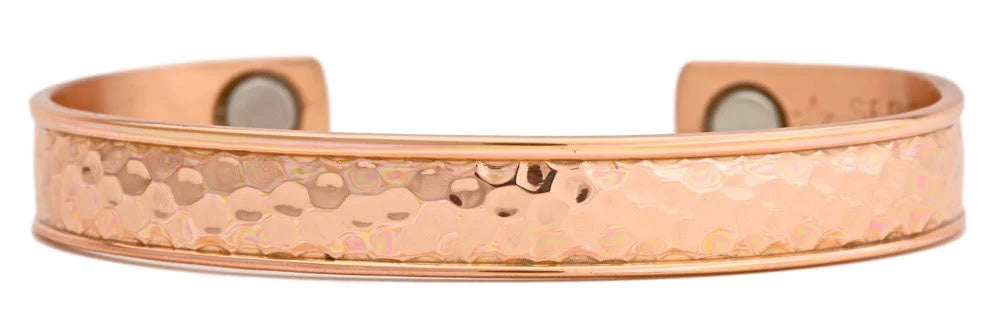Hammered Copper Medium Magnetic Sergio Lub Bracelet