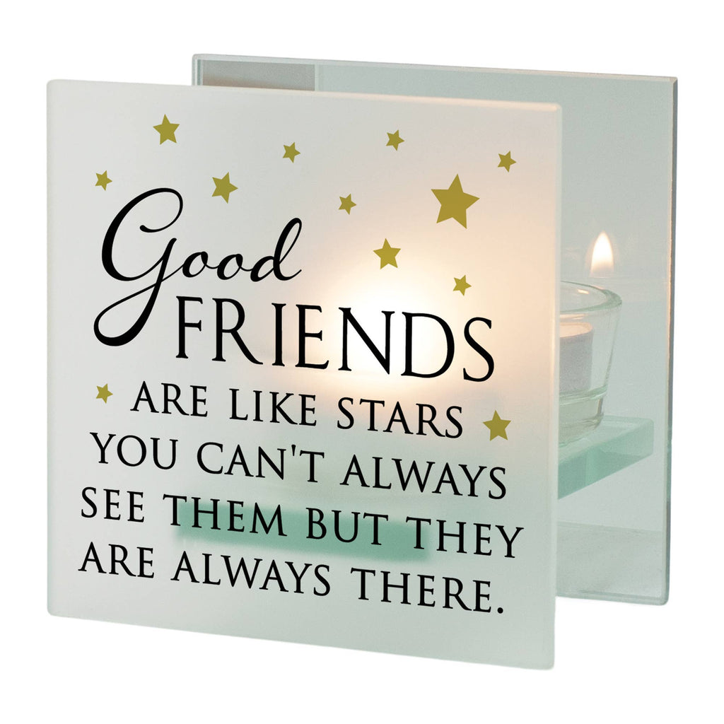 Good Friends Are Like Stars Tealight Holder