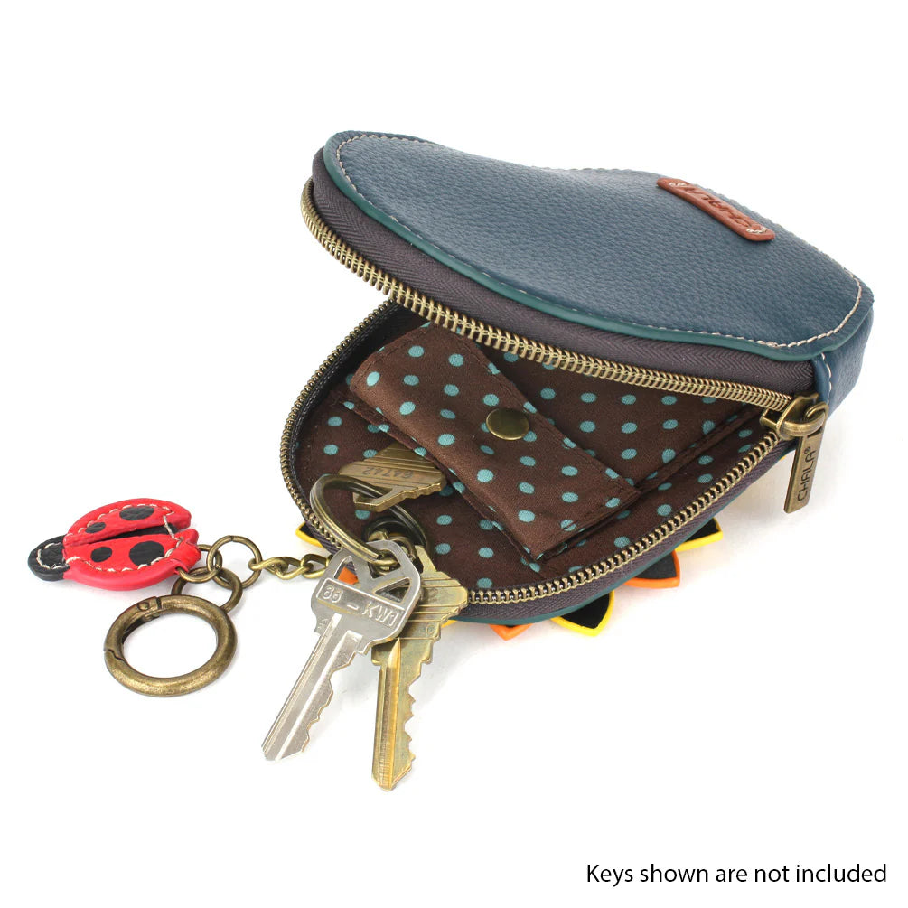 Sunflower Mini Coin Purse Keychain