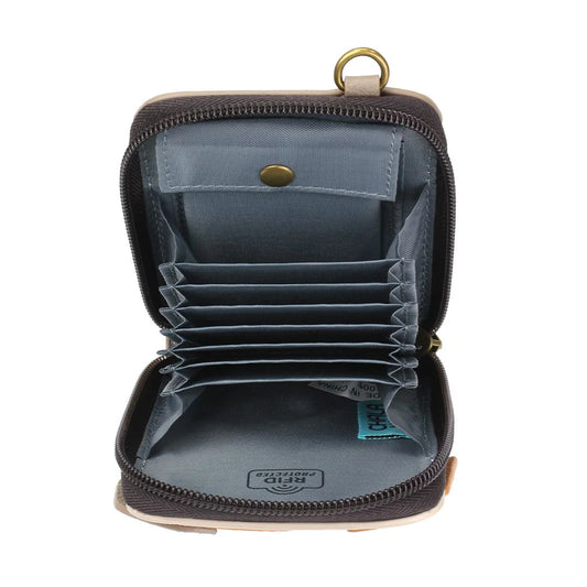 Bulldog Credit Card Holder Wristlet Wallet