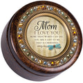 Mom I Love You Every Day Jeweled Music Box