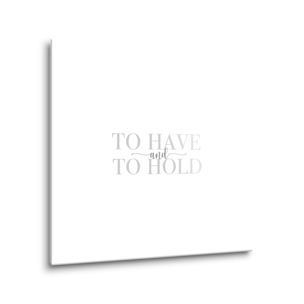 To Have & To Hold Glass Dry Erase Board
