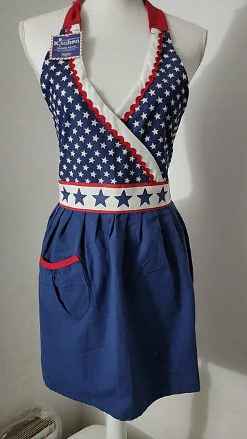 America the Beautiful Hostess Apron