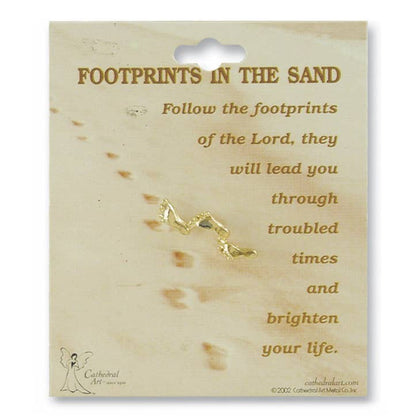 Footprints Lapel Pin