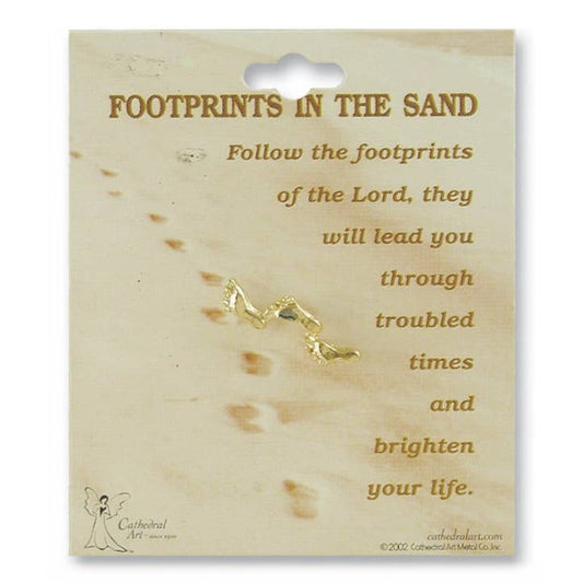 Footprints Lapel Pin