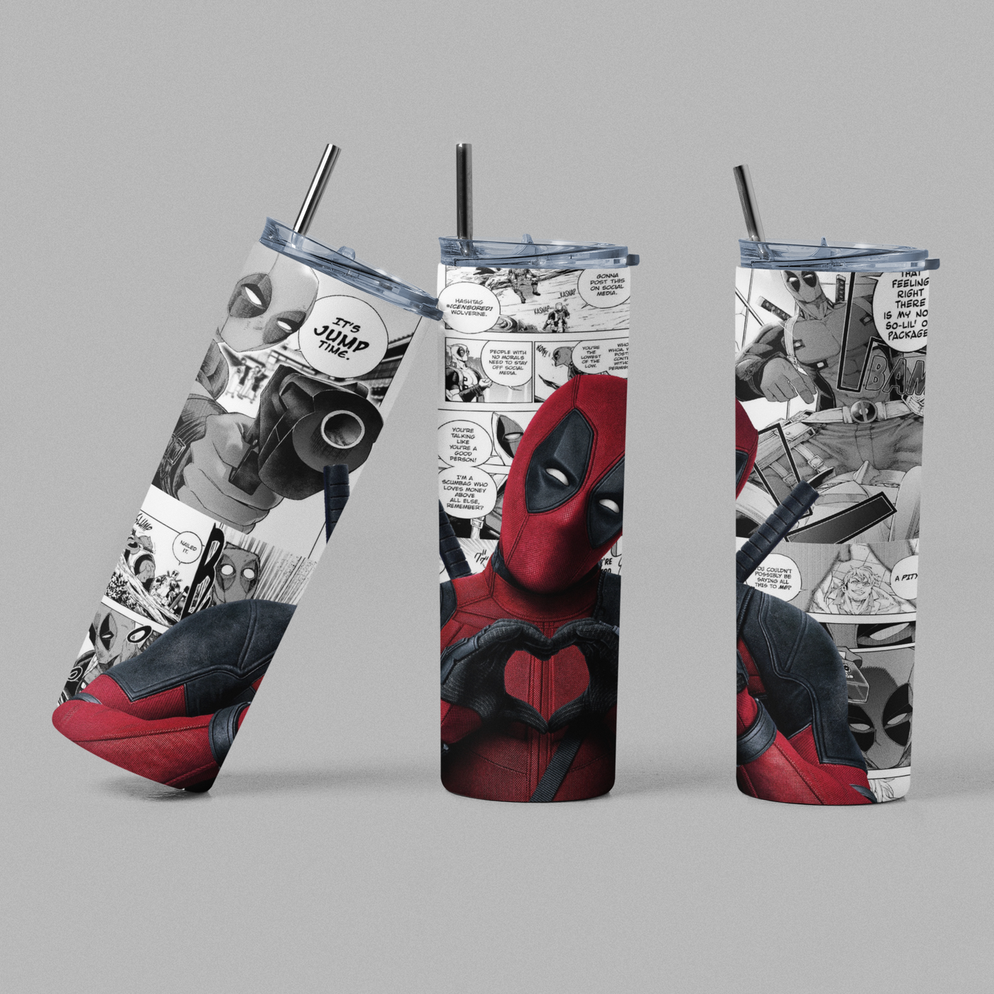 Deadpool Comic Book Superhero Villain Tumbler