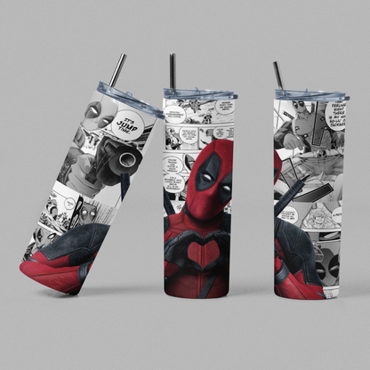 Deadpool Comic Book Superhero Villain Tumbler