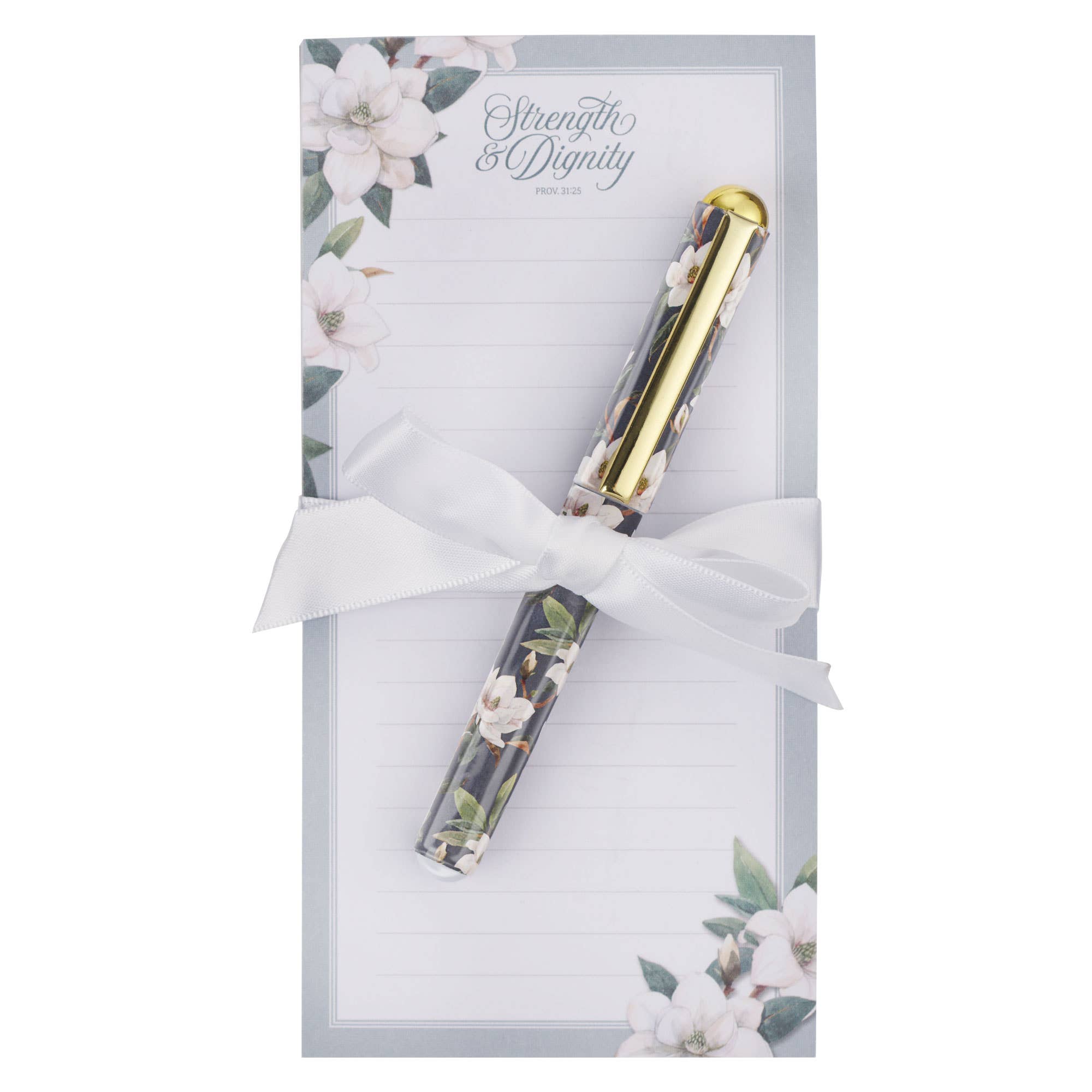 Strength & Dignity Magnetic Notepad & Pen
