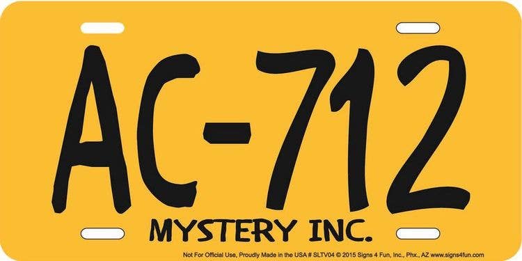 Scooby - License Plate