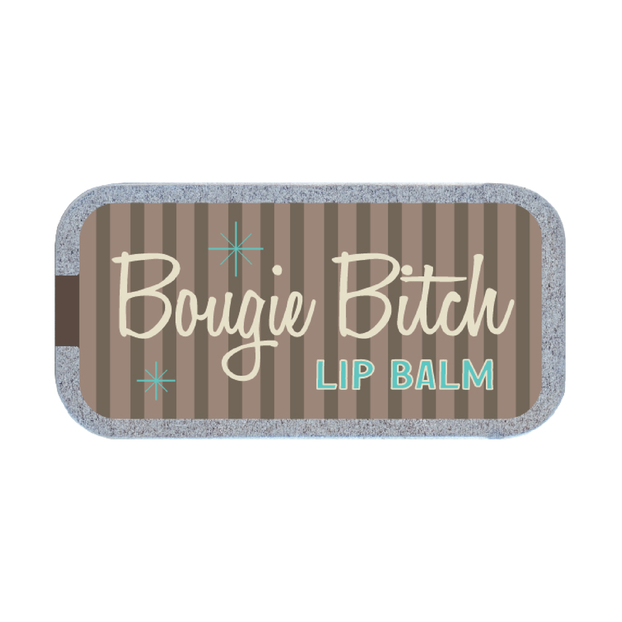 Bougie Bitch Lip Balm | Funny Old School Tin