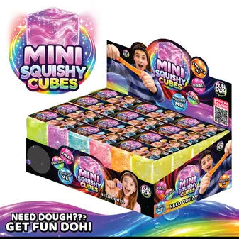 Mini Squishy Cubes 2 Pk