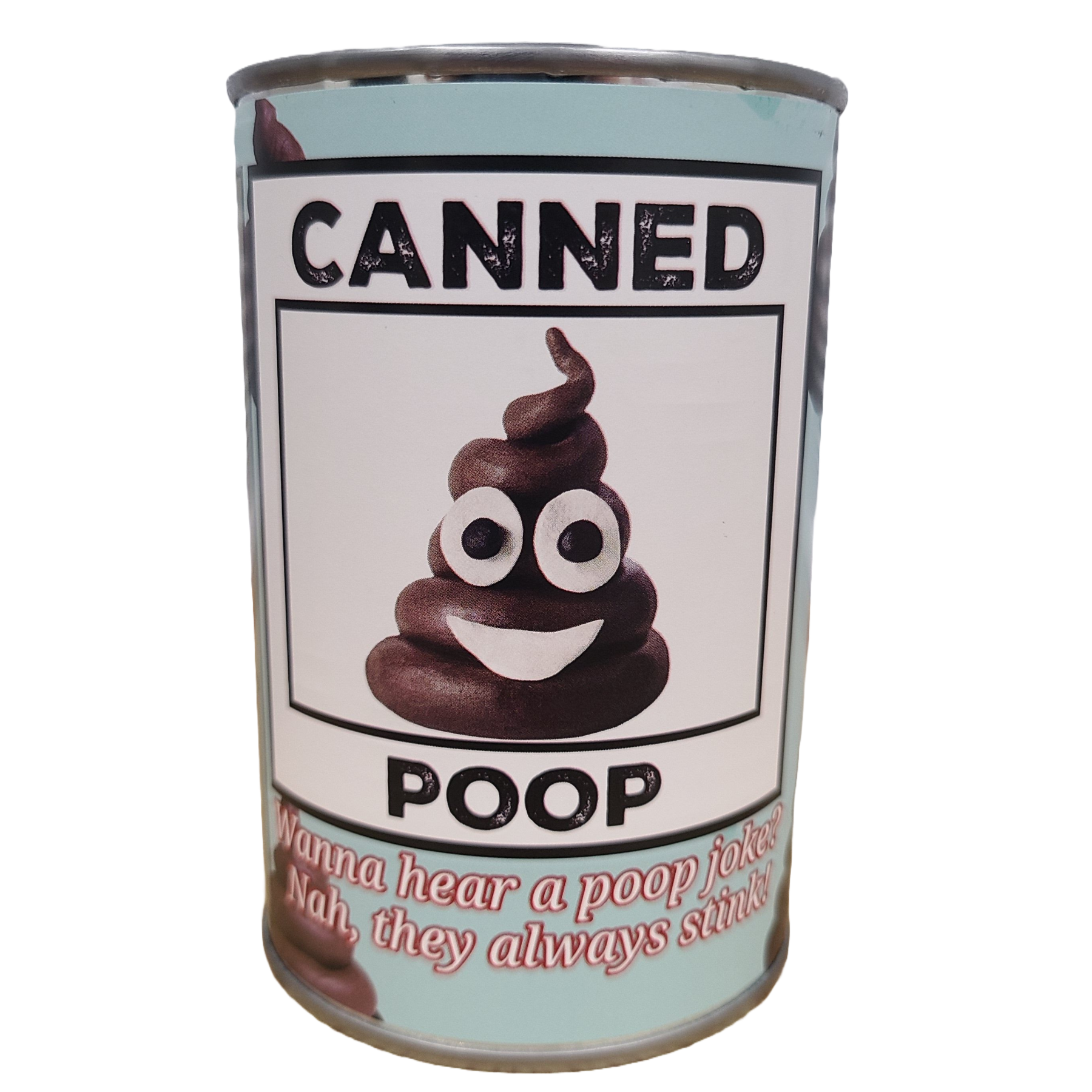 Canned Poop - Funny Gag Gift Dirty Santa White Elephant: Pop Top Lid