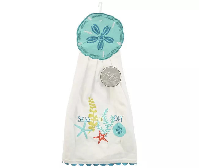 Sand Dollar Hang Ups Kitchen Towel