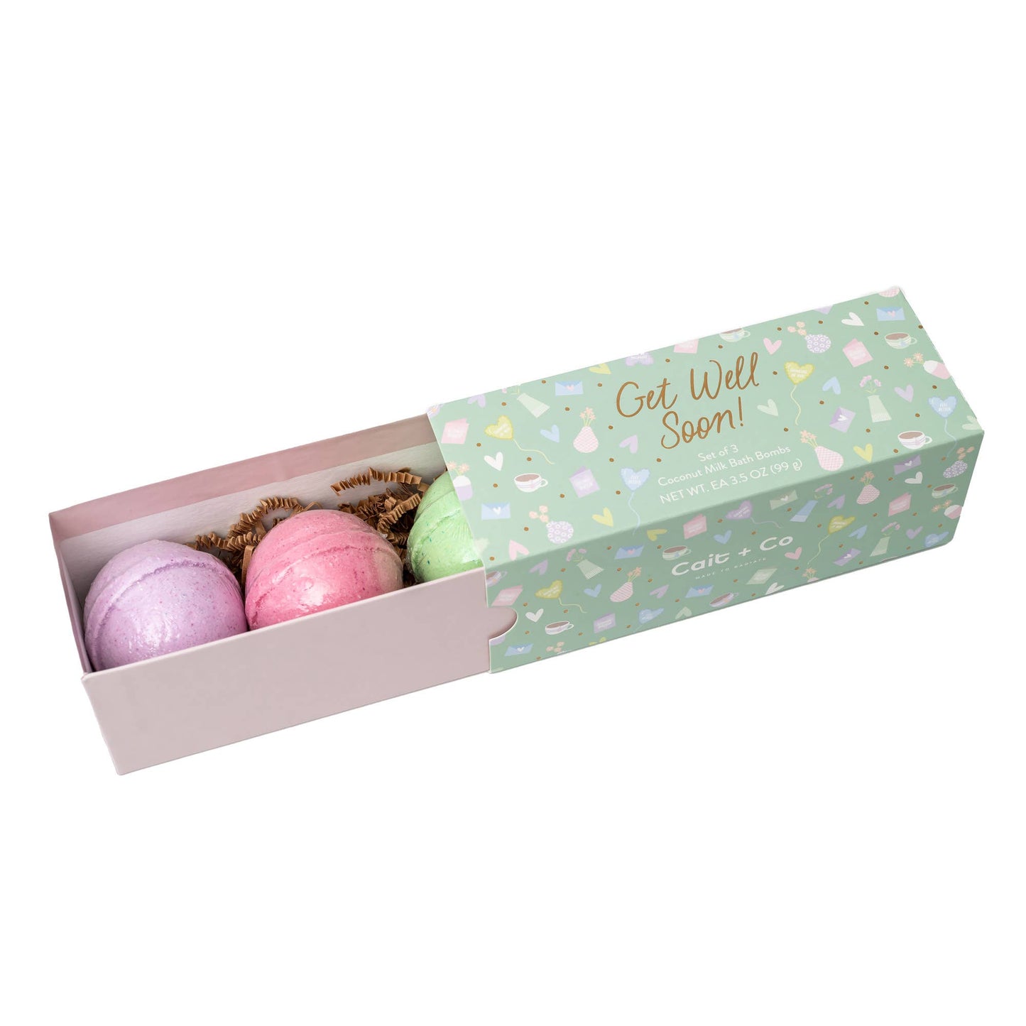 Get Well Soon Bath Bomb Gift Set