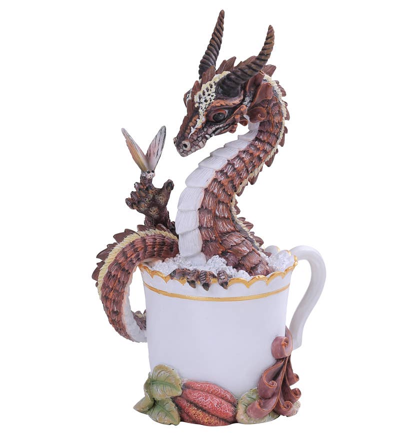 Hot Chocolate Dragon Figurine