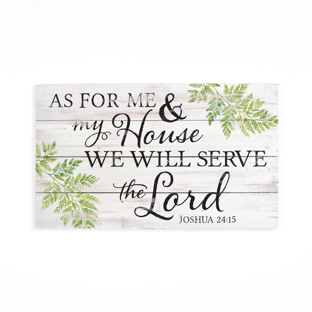 As For Me & My House We Will Serve The Lord Pallet Décor