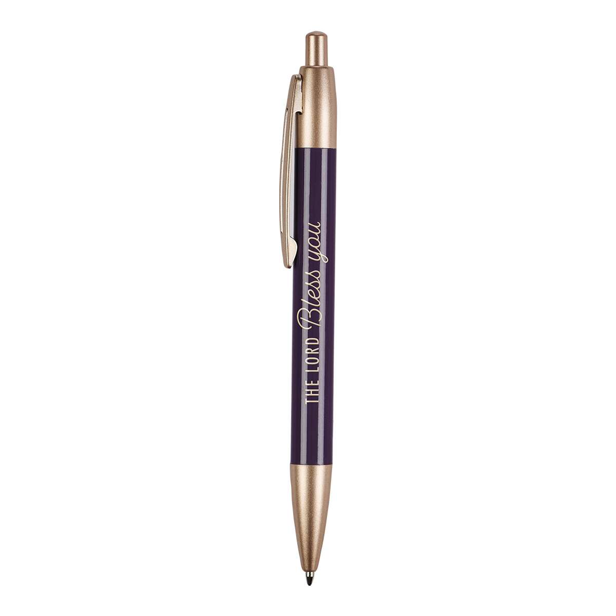 The LORD Bless You Geometric Purple Classic Gift Pen