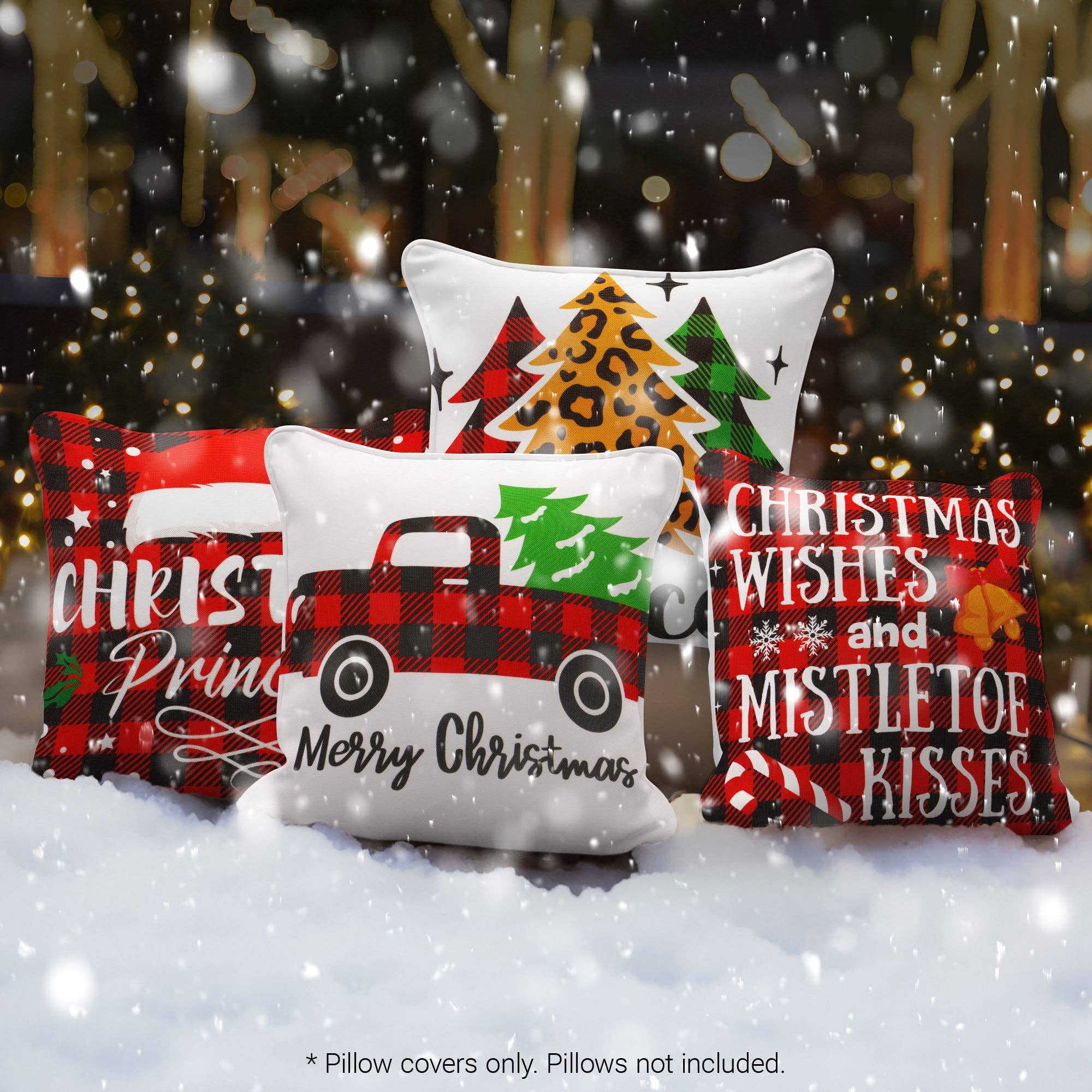 Christmas Decoration Farmhouse Throw Pillows