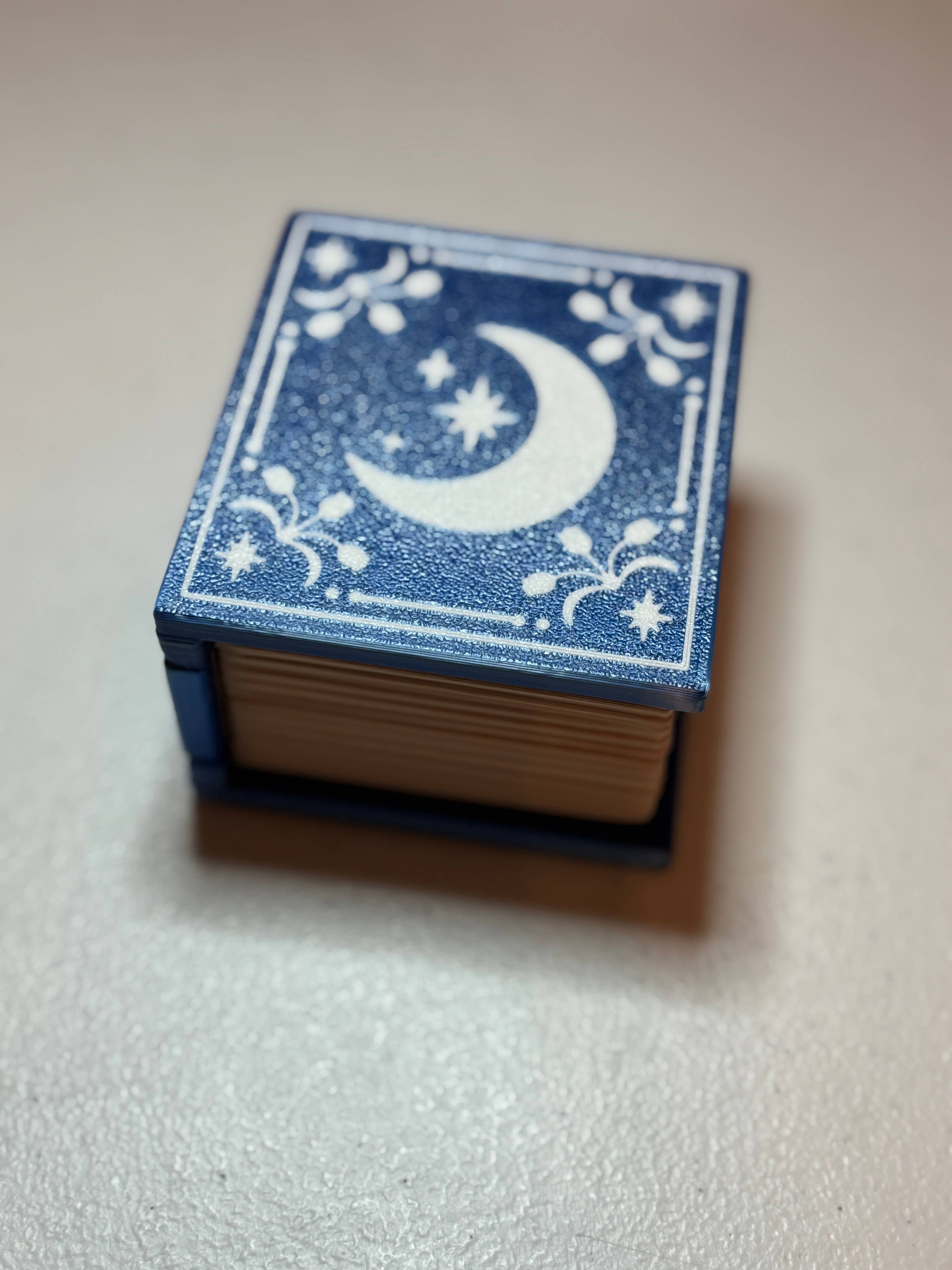 Book Shaped Trinket Box: Pink (hearts)