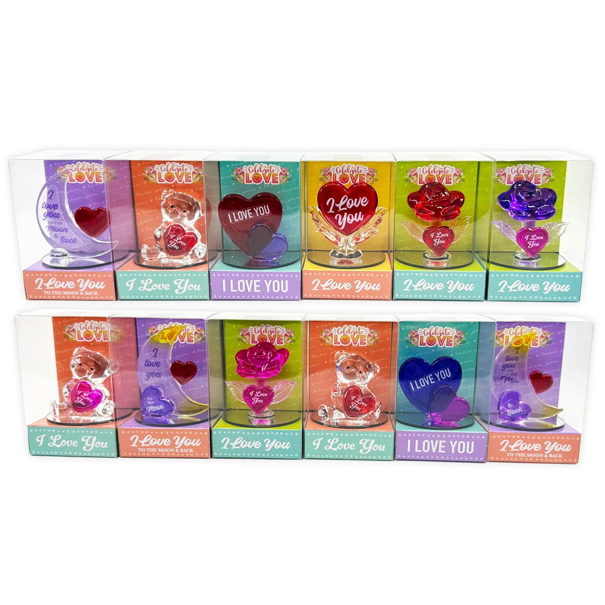 Celebrate Love Glass Keepsake Assortment