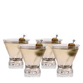 Stemless Martini Glasses Set/4