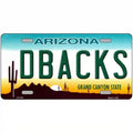 Dbacks Arizona State Novelty Metal License Plate