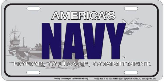 America's Navy - License Plate