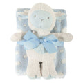 Blue Lamb Blanket Toy Set