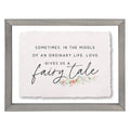 Sometims, In The Middle Of An Ordinary Life, Love Gives Us A Fairy Tale - Floating Art Rectangle
