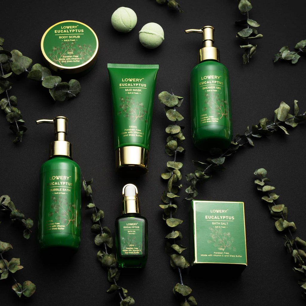 Eucalyptus Home Spa Bath & Body Care Set