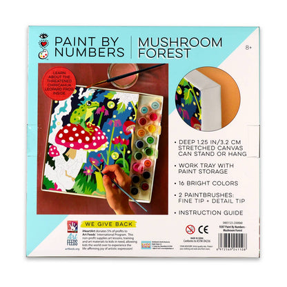 Paint By Numbers Mushroom Forest